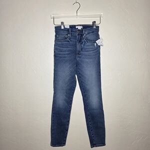 Good American Good Waist Crop  Skinny Jeans Size 00/25